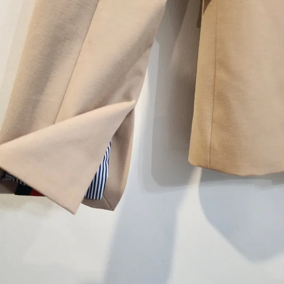 DREW Tai-ribbon Blazer in Khaki Size Small Contemporary Career Work Camel - Picture 8 of 16